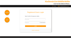 Desktop Screenshot of builder.kiosdomain.com