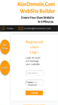 Mobile Screenshot of builder.kiosdomain.com