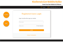 Tablet Screenshot of builder.kiosdomain.com